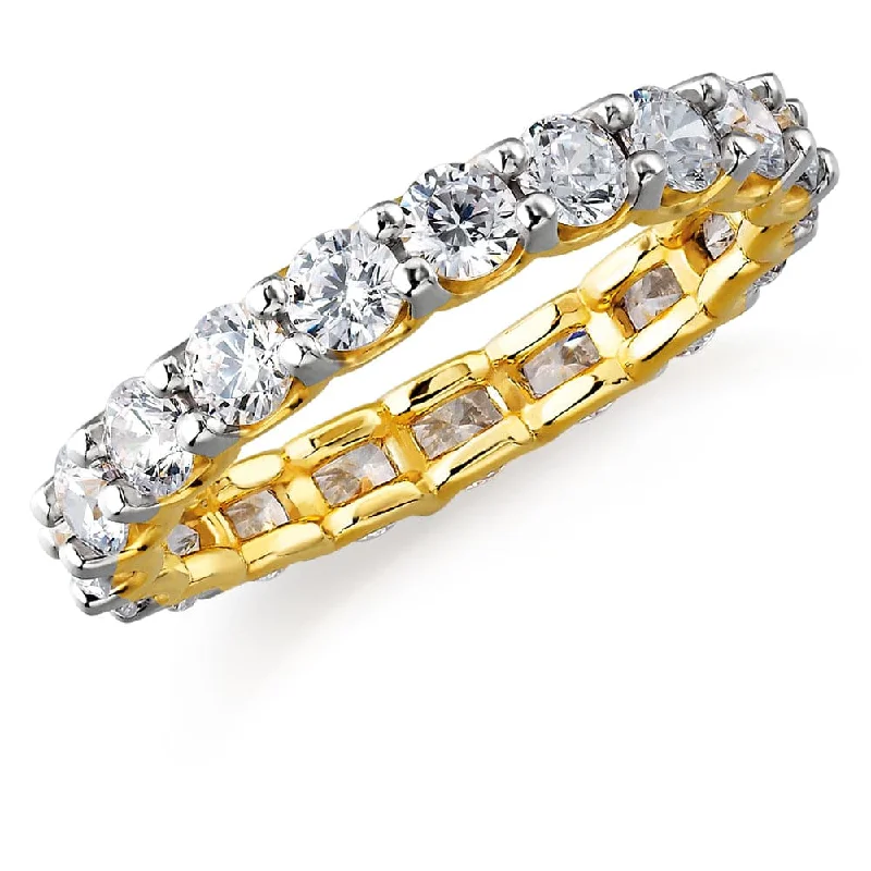 women gemstone rings -3.4 ct. t.w. Eternity Ring