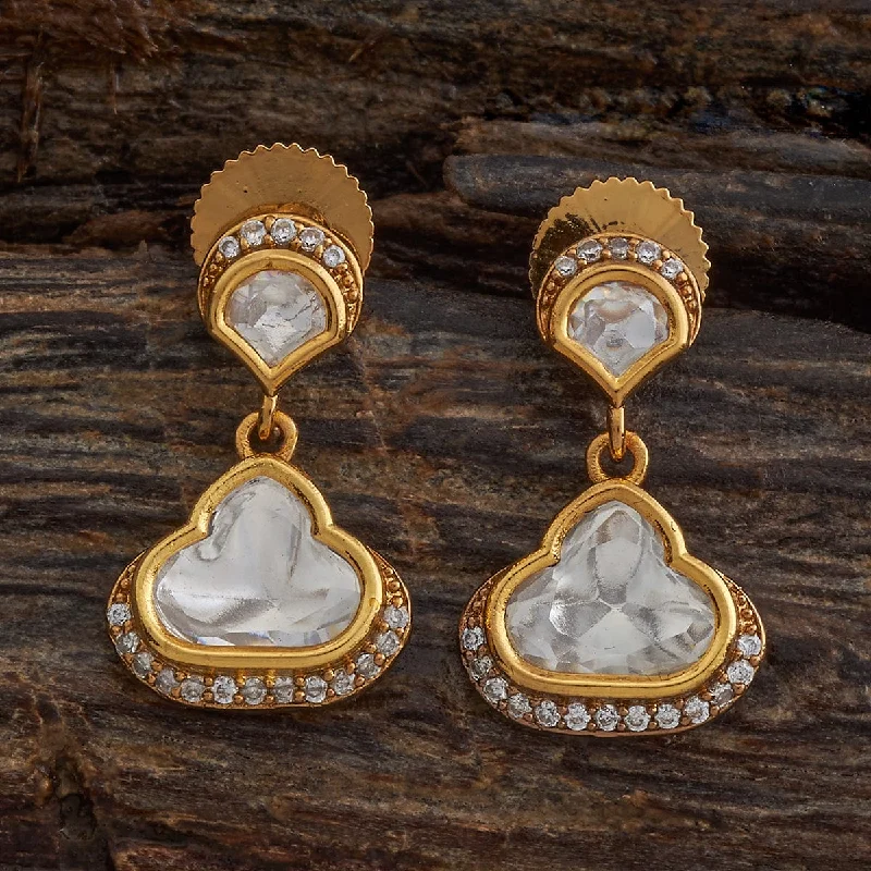 women hoop earrings -Kundan Earring 177797