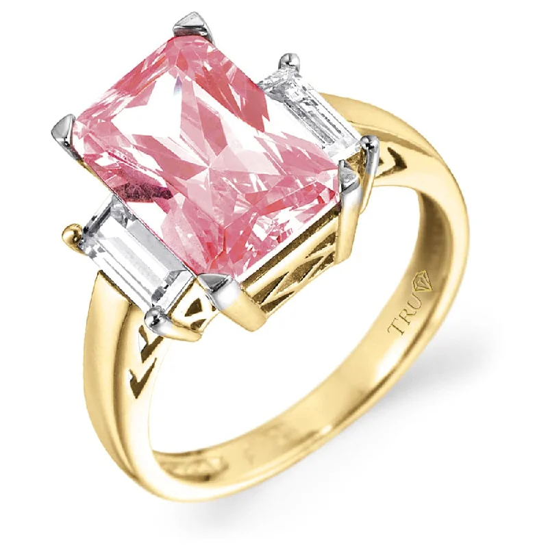 women white gold rings -Pink Sensation Ring