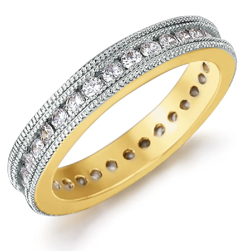 women diamond band rings -Forever Yours Eternity Ring