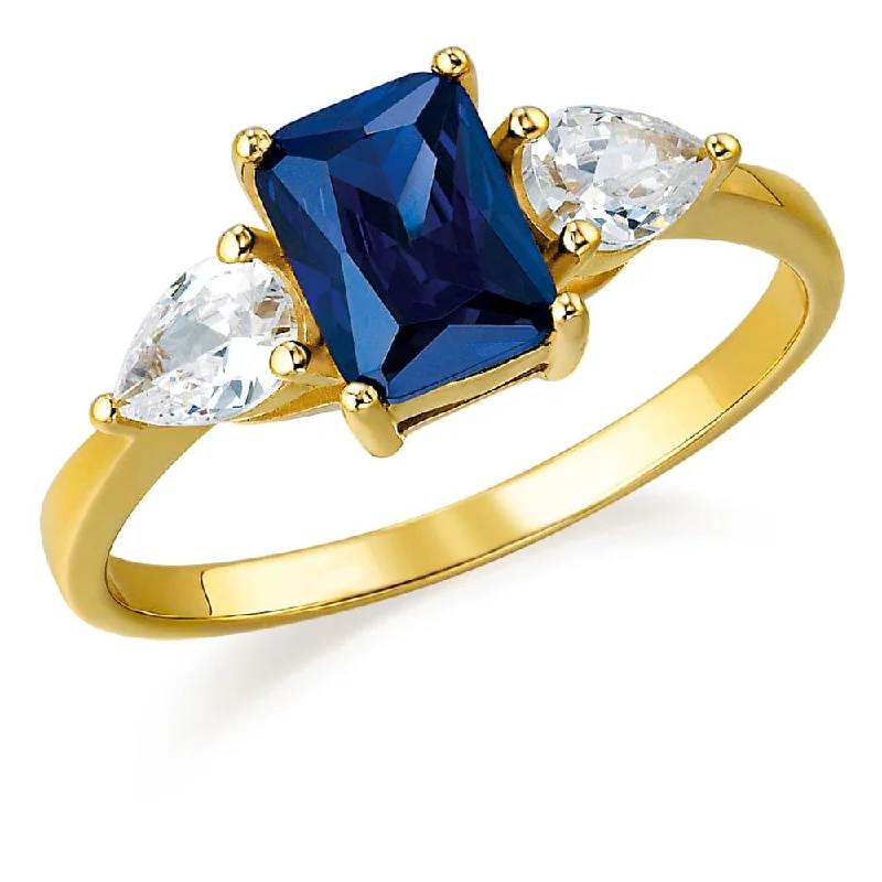 women custom rings -Sapphire Inspiration Ring