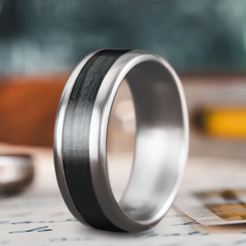 women minimalist rings -Custom Design - Single Inlay Ring kGyKq1UKg2-9kEuMUurFP1bi