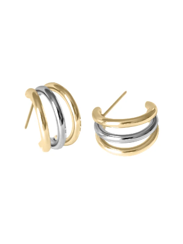 women luxury hoop earrings -Keera Mixed Earring