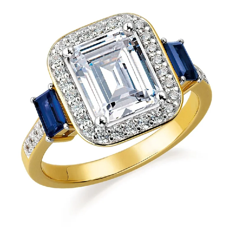 women zircon rings -Tru-Sapphire Octavia Ring