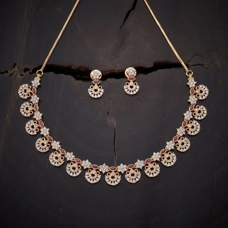 women beaded necklaces -Zircon Necklace 146680