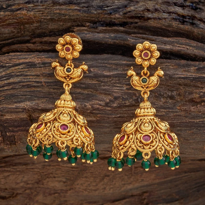 women diamond earrings -Antique Earring 178066