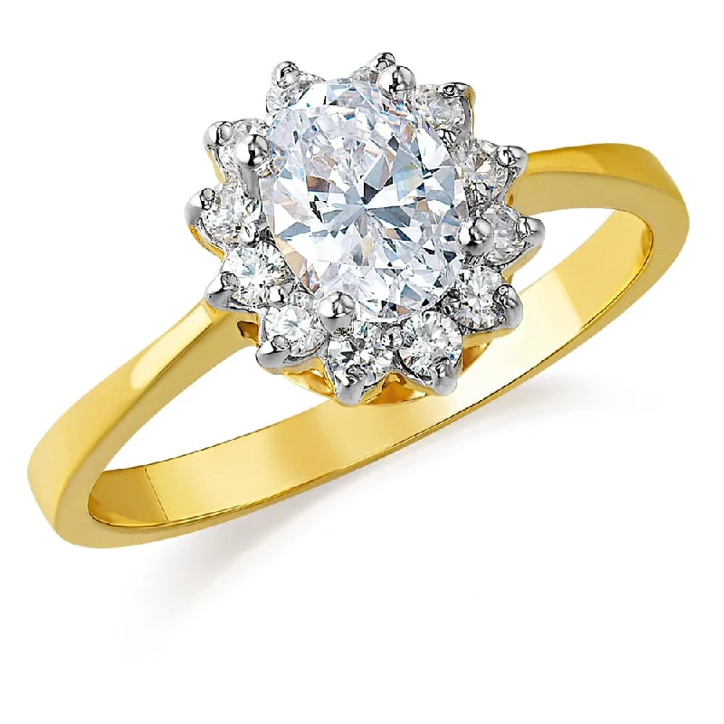 women fashionable rings -Pure Cluster Ring