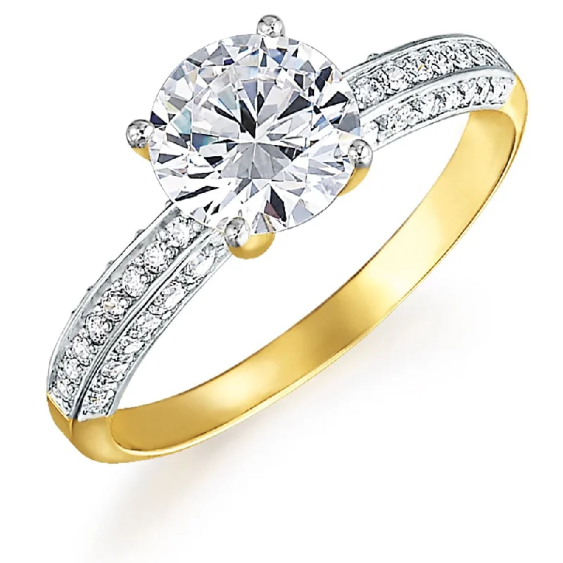 women ruby rings -Dazzling Solitaire Ring