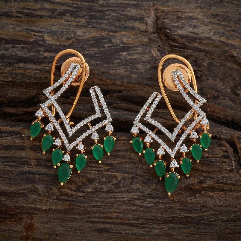 women rhinestone earrings -Zircon Earring 178456