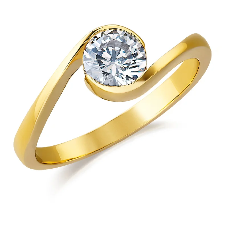 women heirloom rings -1 ct. Modern Solitaire Ring