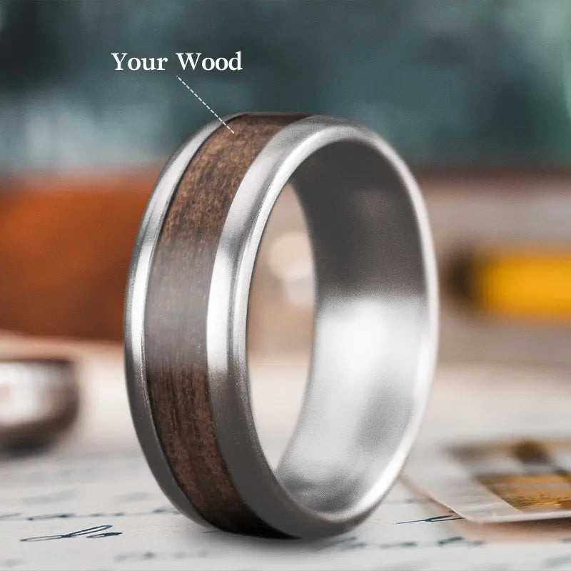 women bold rings -Custom Design - Single Inlay Ring UI8QeOF7USUa2hU39Iv5D0Dq