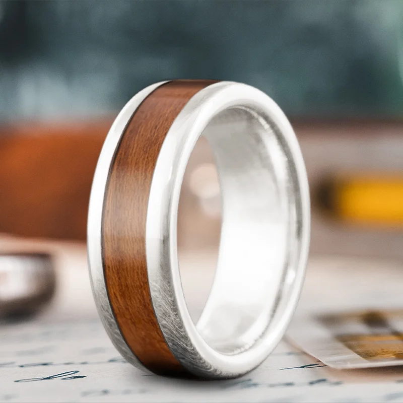 women minimalist rings -Custom Design - Single Inlay Ring PR8s9lv2nWB7oQR77aSXSIfL