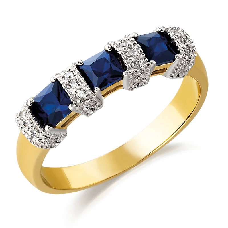 women trendy rings -Tru-Sapphire Frozen Parfait Ring