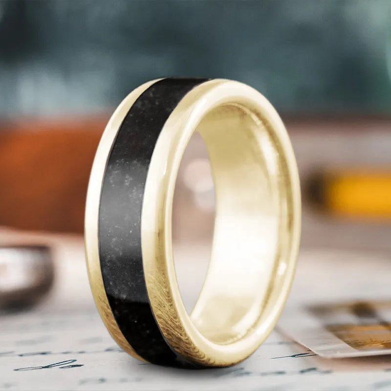 women unique wedding rings -Custom Design - Single Inlay Ring F7b-MtX8w1ctI-dG6LOFDWxf