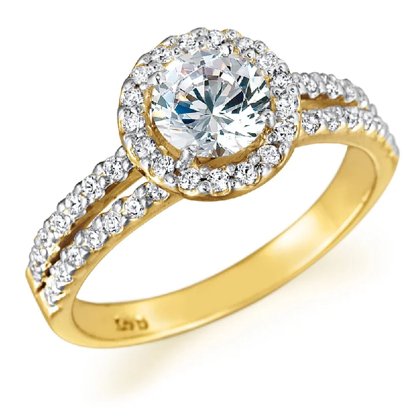 women engagement bands -Posh Bel-Aire Ring