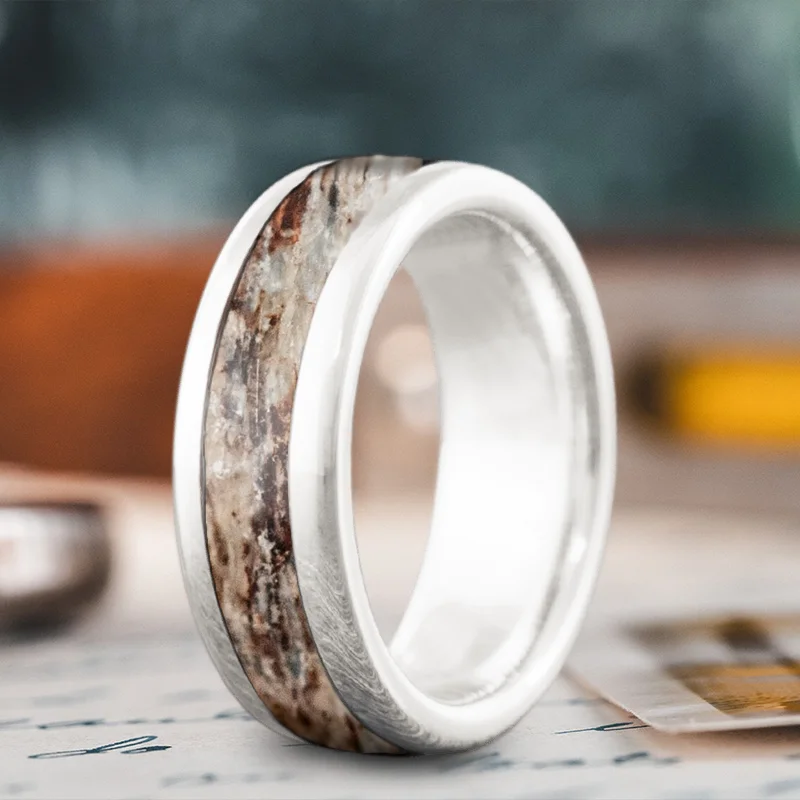 women stackable rings -Custom Design - Single Inlay Ring p1TFKFP8EoGOX63bzZIdtNiw