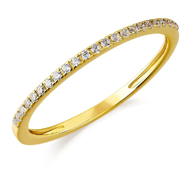 women delicate rings -Twinkling Eternity Ring