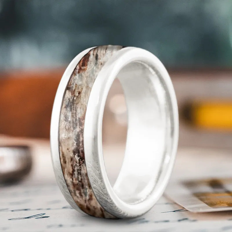 women silver wedding rings -Custom Design - Single Inlay Ring ofxQztqAQ__msQksoXxv2BAu