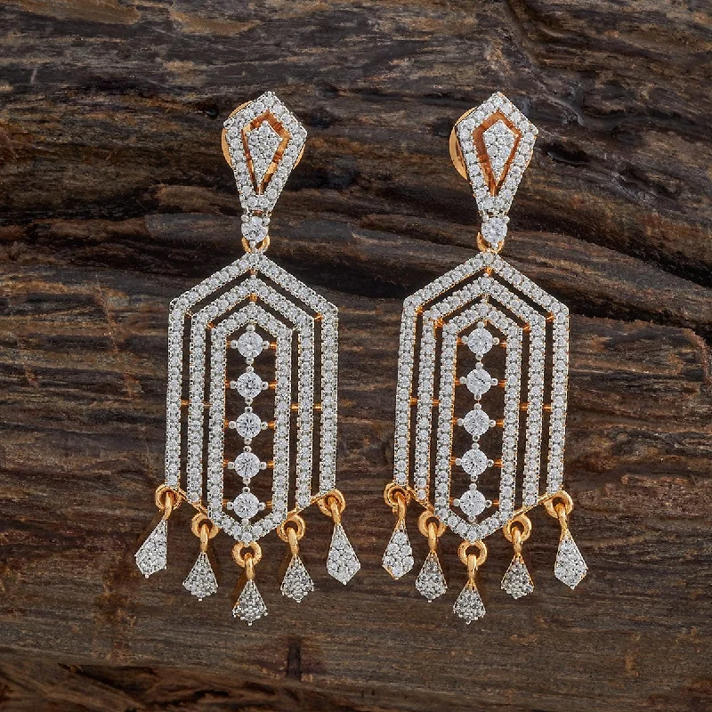 women shimmering earrings -Zircon Earring 180334