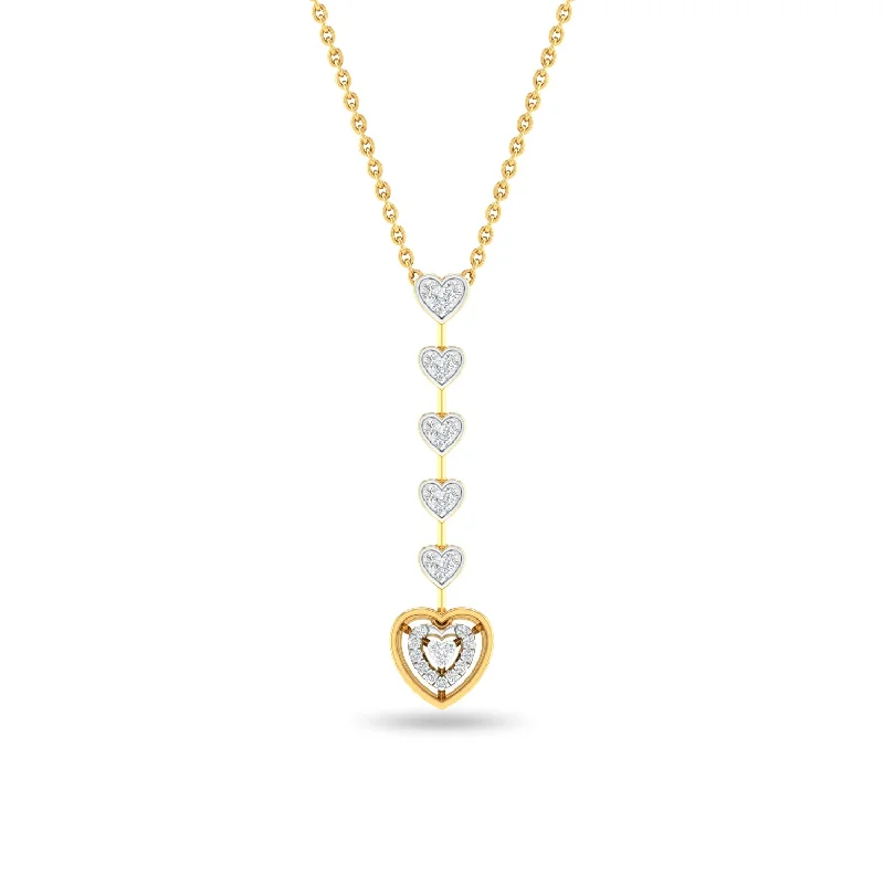 women fashion necklaces -Darcy Heart Necklace