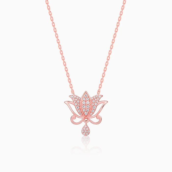 women double-layer necklaces -Rose Gold Salikan Necklace