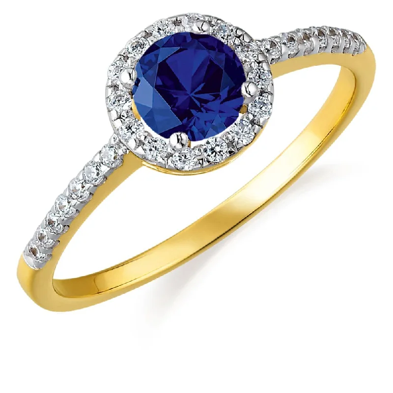 women heirloom rings -Tru-Sapphire Posh Halo Ring