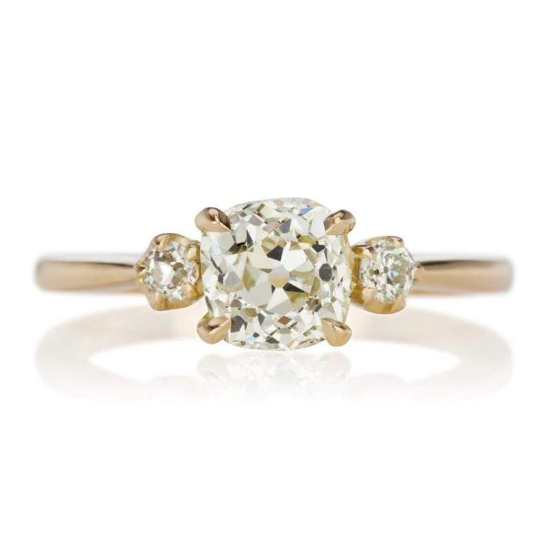 women engagement bands -Daffodil 1.13 (M)