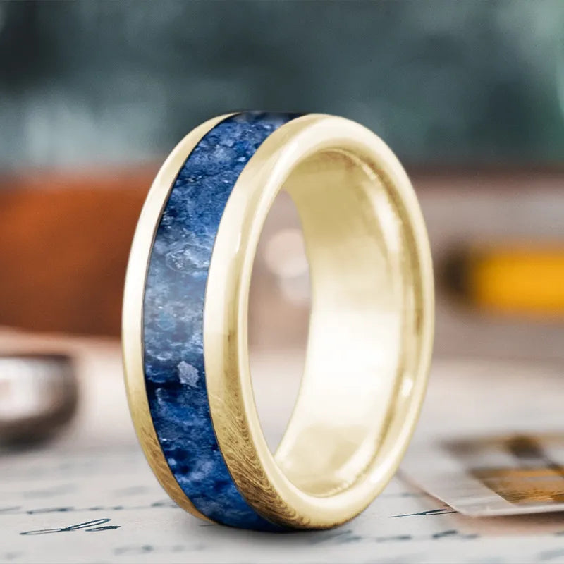 women wedding bands for women -Custom Design - Single Inlay Ring pJzvrfo6tNkyTl3P7EoCtnhN