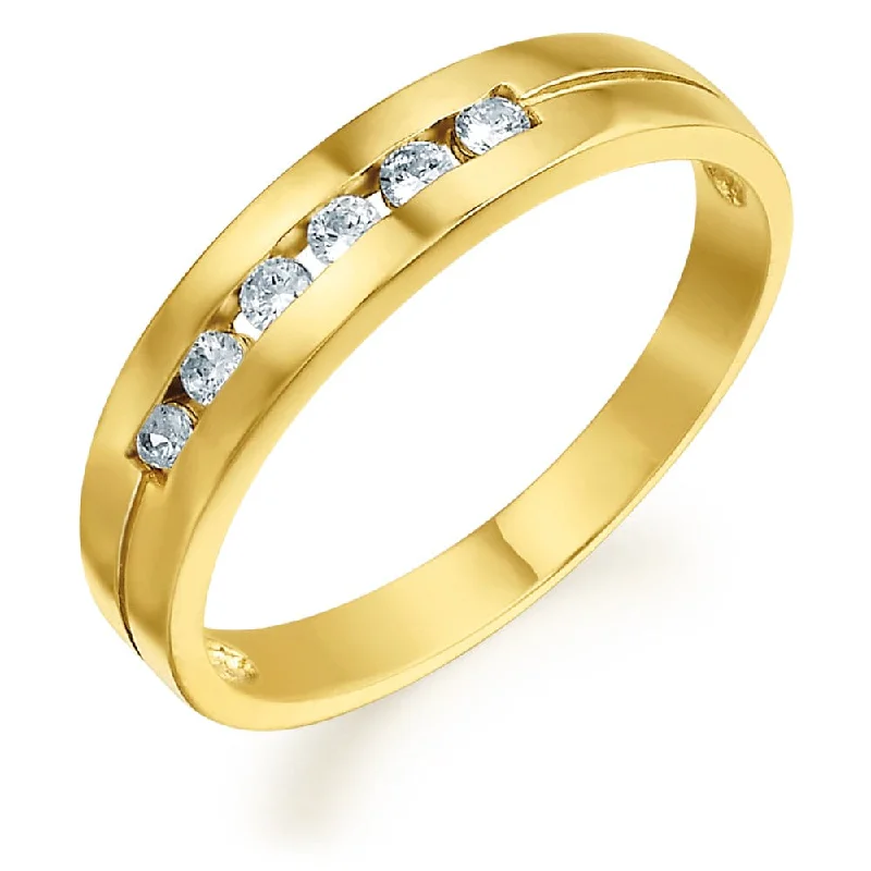 women solitaire rings -Semestral Shimmer Ring