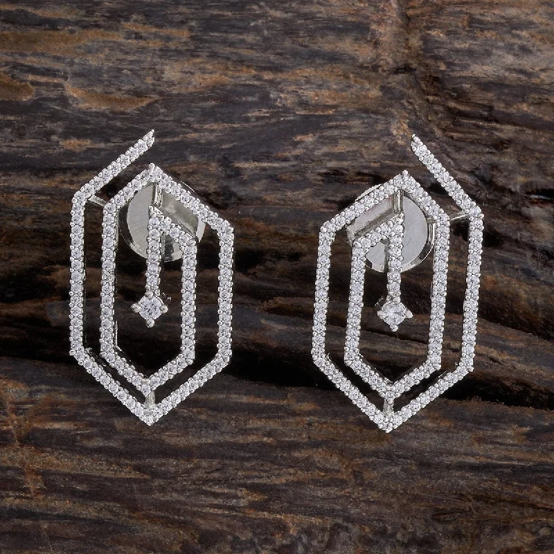 women chic drop earrings -Zircon Earring 178465