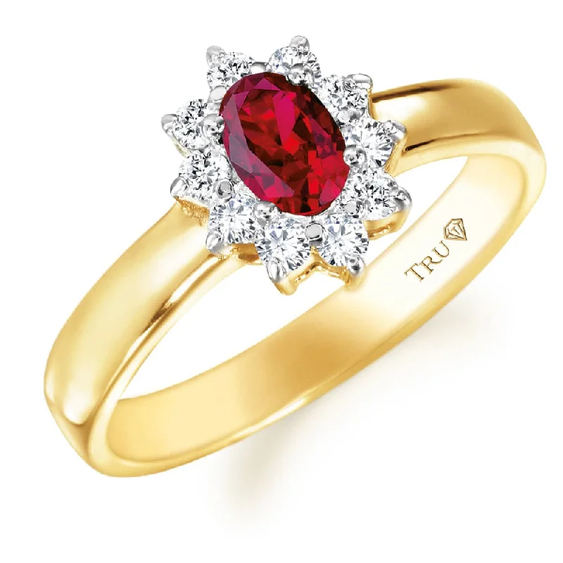 women stackable rings -Imperial Tru-Ruby Ring