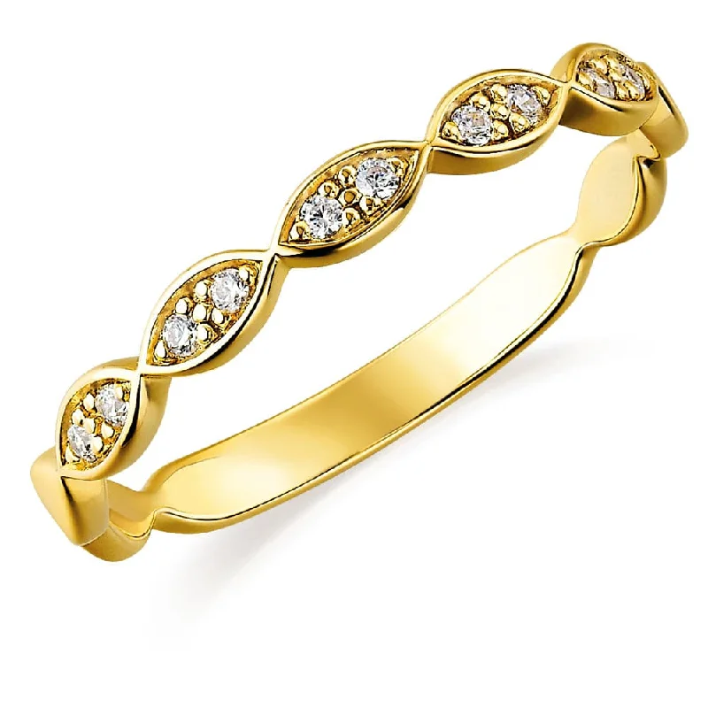 women trendy rings -Victorian Eternity Ring