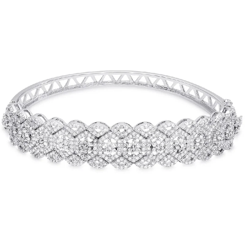 women silver bracelets -Samantha Stone Sterling Silver Cubic Zirconia Bracelet