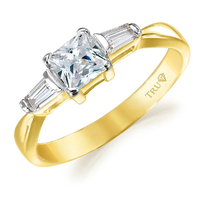 women gold wedding rings -Trinity of Love Ring