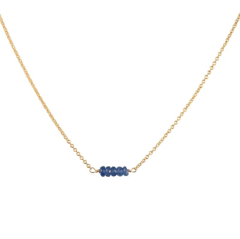 women high-quality necklaces -September Birthstone - Twig Necklace