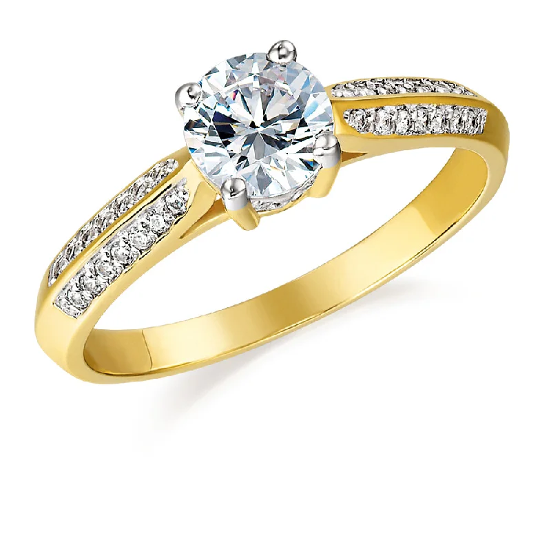 women eco-friendly rings -1.2 ct. t.w. Petite Accolade Ring