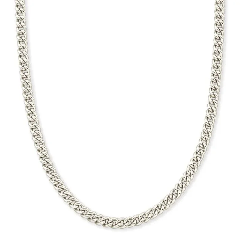 women statement chain necklaces -Kendra Scott | Ace Chain Necklace in Silver