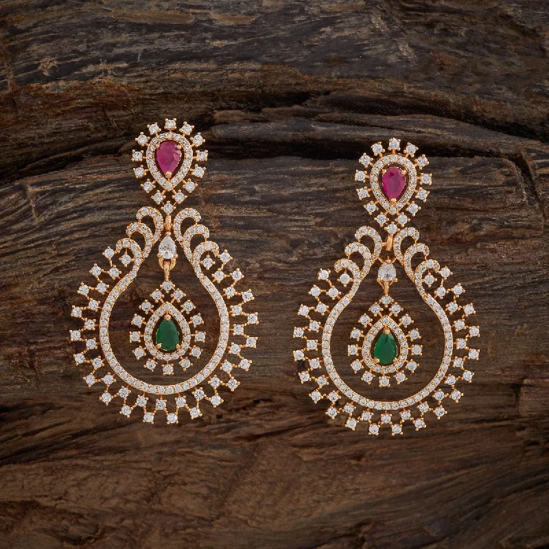 women elegant earrings -Zircon Earring 178596