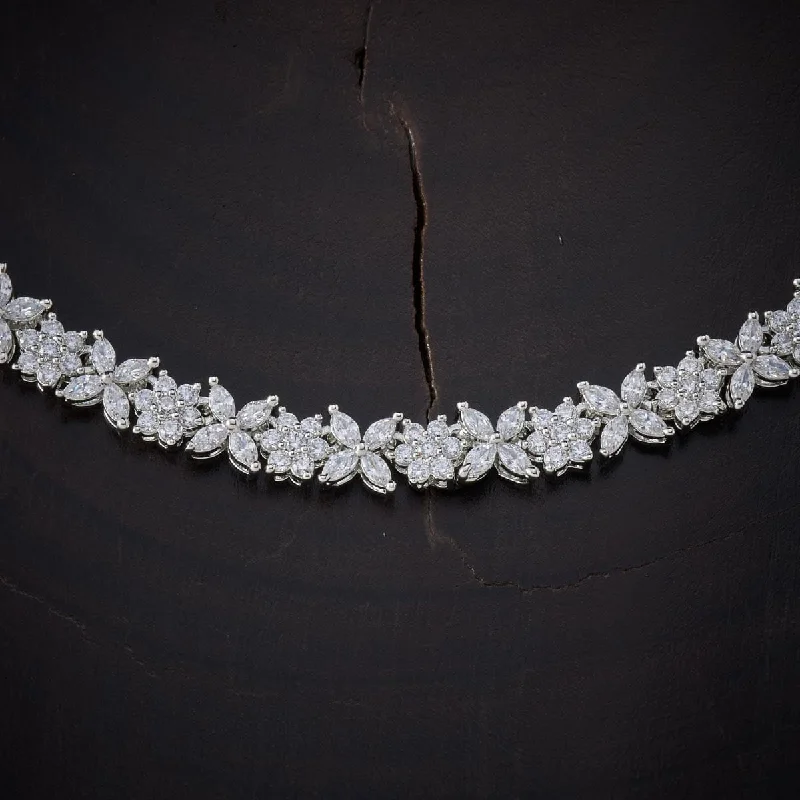 women pearl necklaces -Zircon Necklace 143180